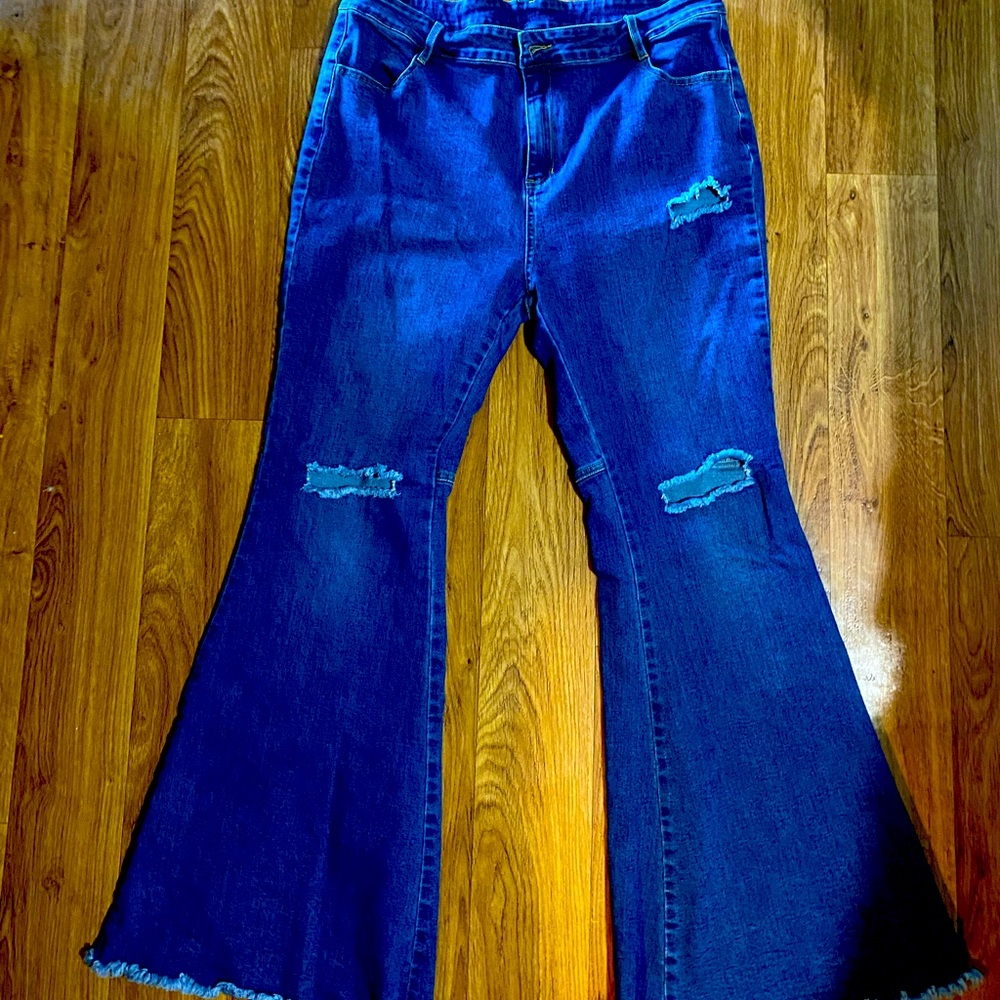 Boot cut jeans!